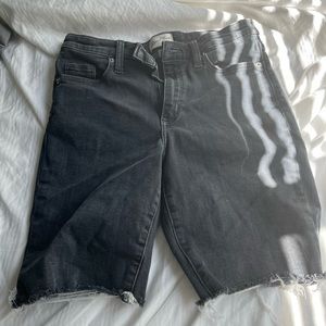 Black Bermuda shorts